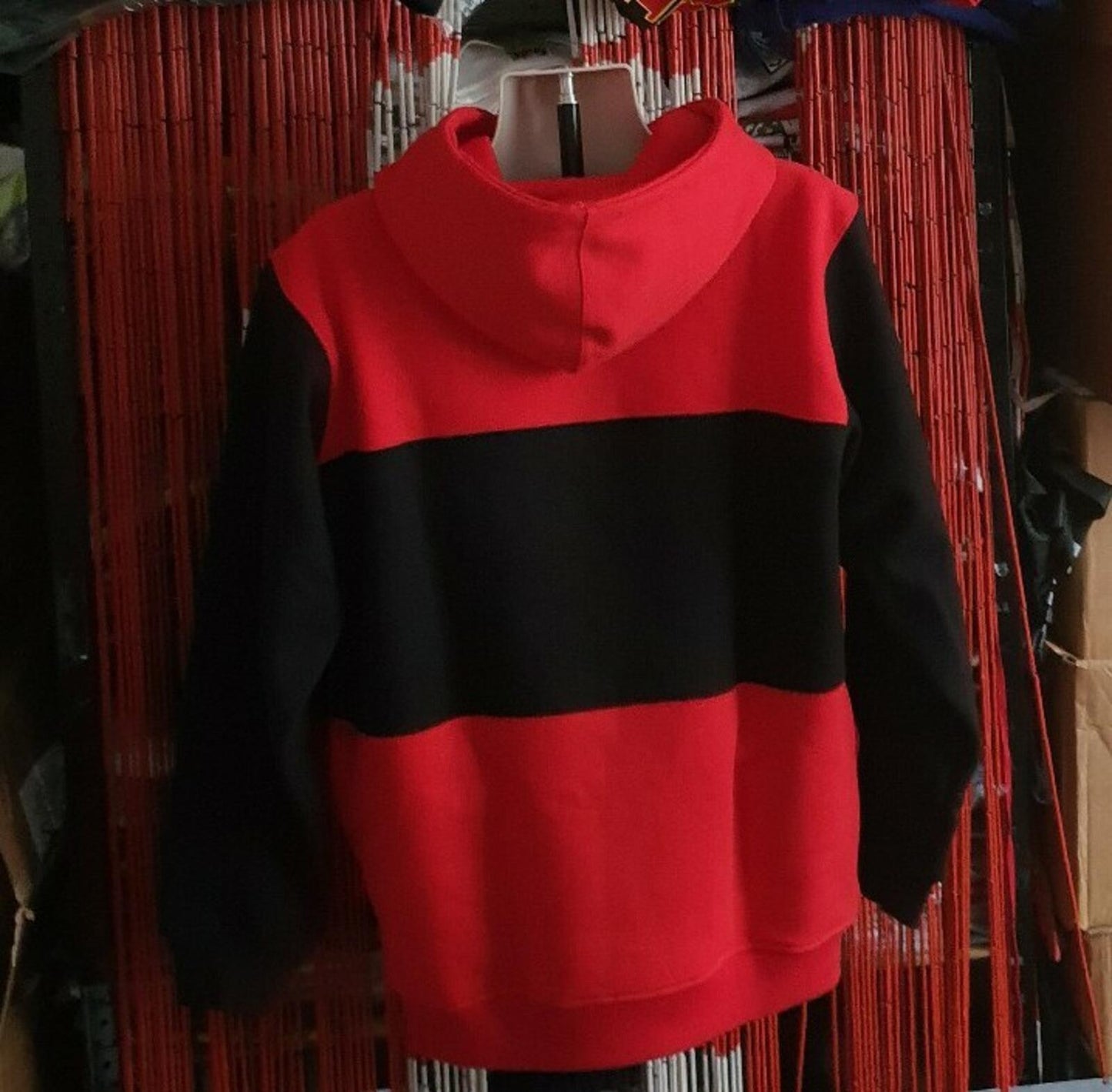 SS14 Supreme x Champion Hooded Sweatshirt Red Size L