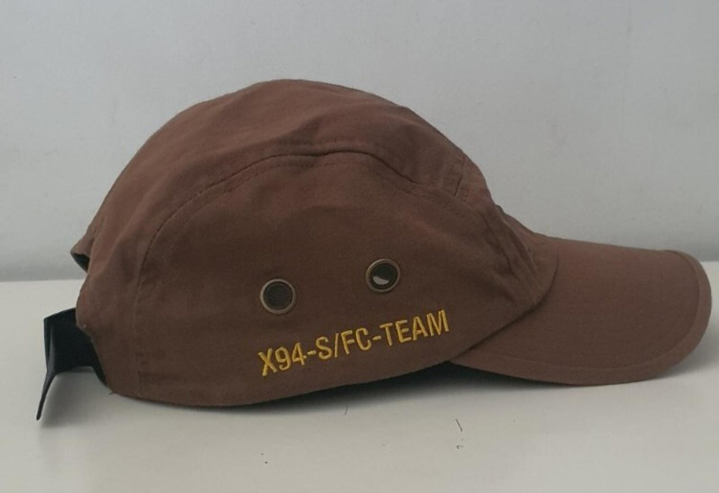 SS22 Supreme Military Camp Cap Hat Brown Box logo