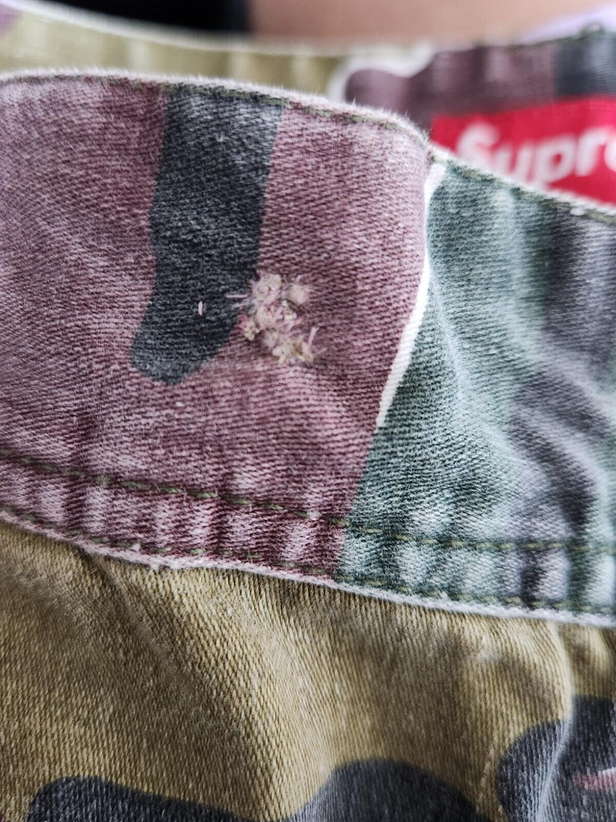 SS18 Supreme cargo pant size 34 W34 L 32 trousers pants Jigsaw Camo