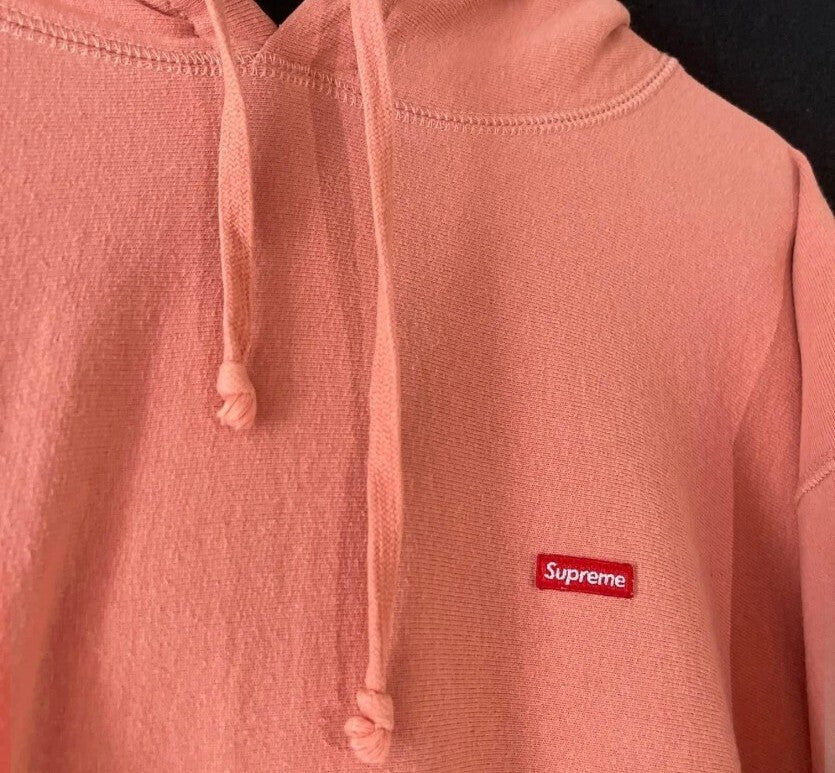 SS21 Supreme Small Box Logo Hooded Sweatshirt Dusty Coral Size M