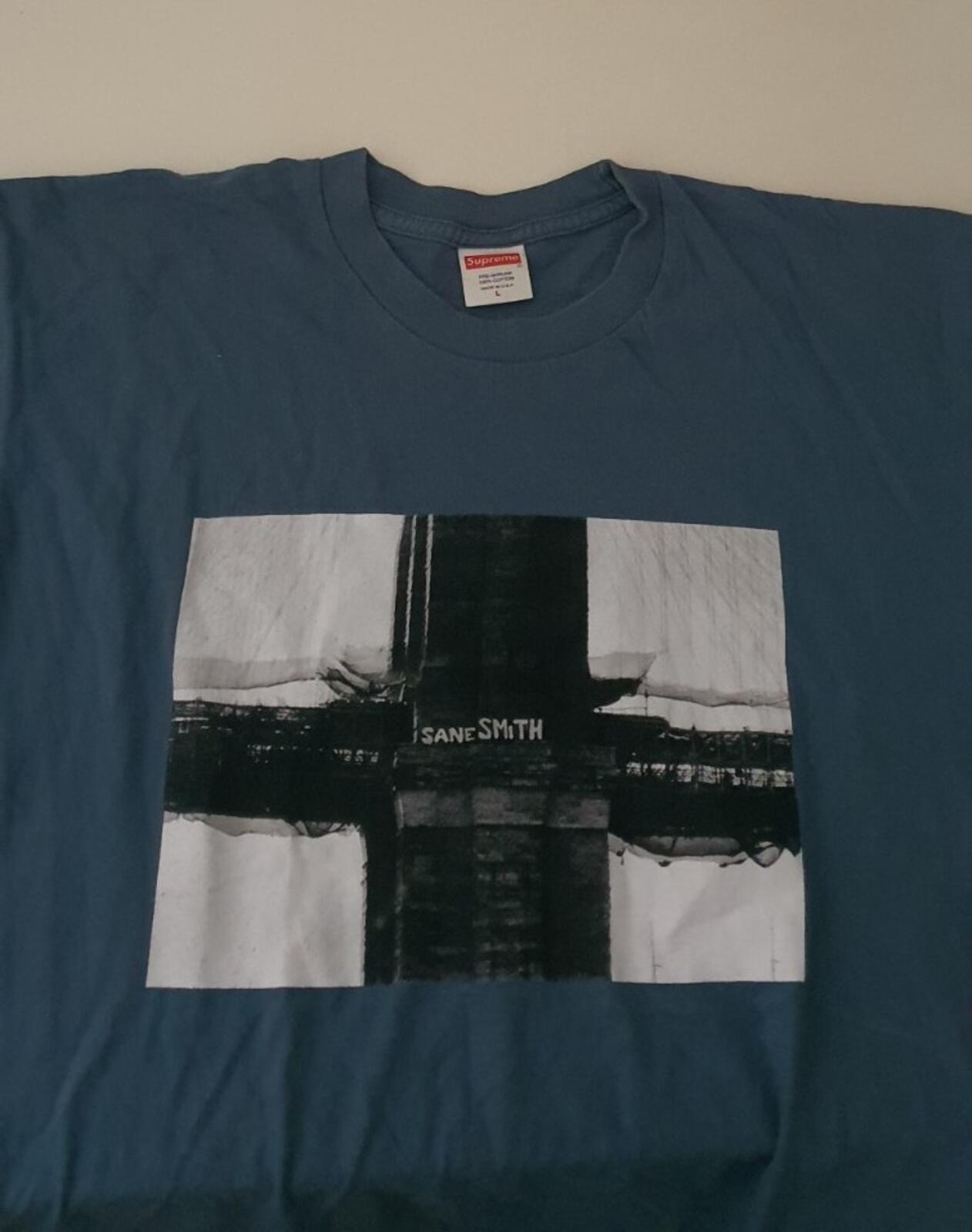 FW19 Supreme Bridge Tee Slate Size L Sane Smith