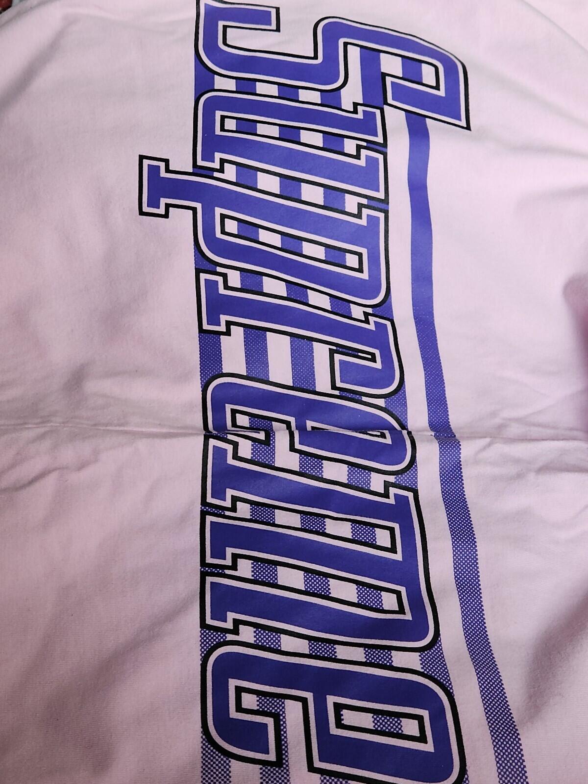 SS20 Supreme Side Logo S/S Top pink Tee M T-shirt Purple Logo