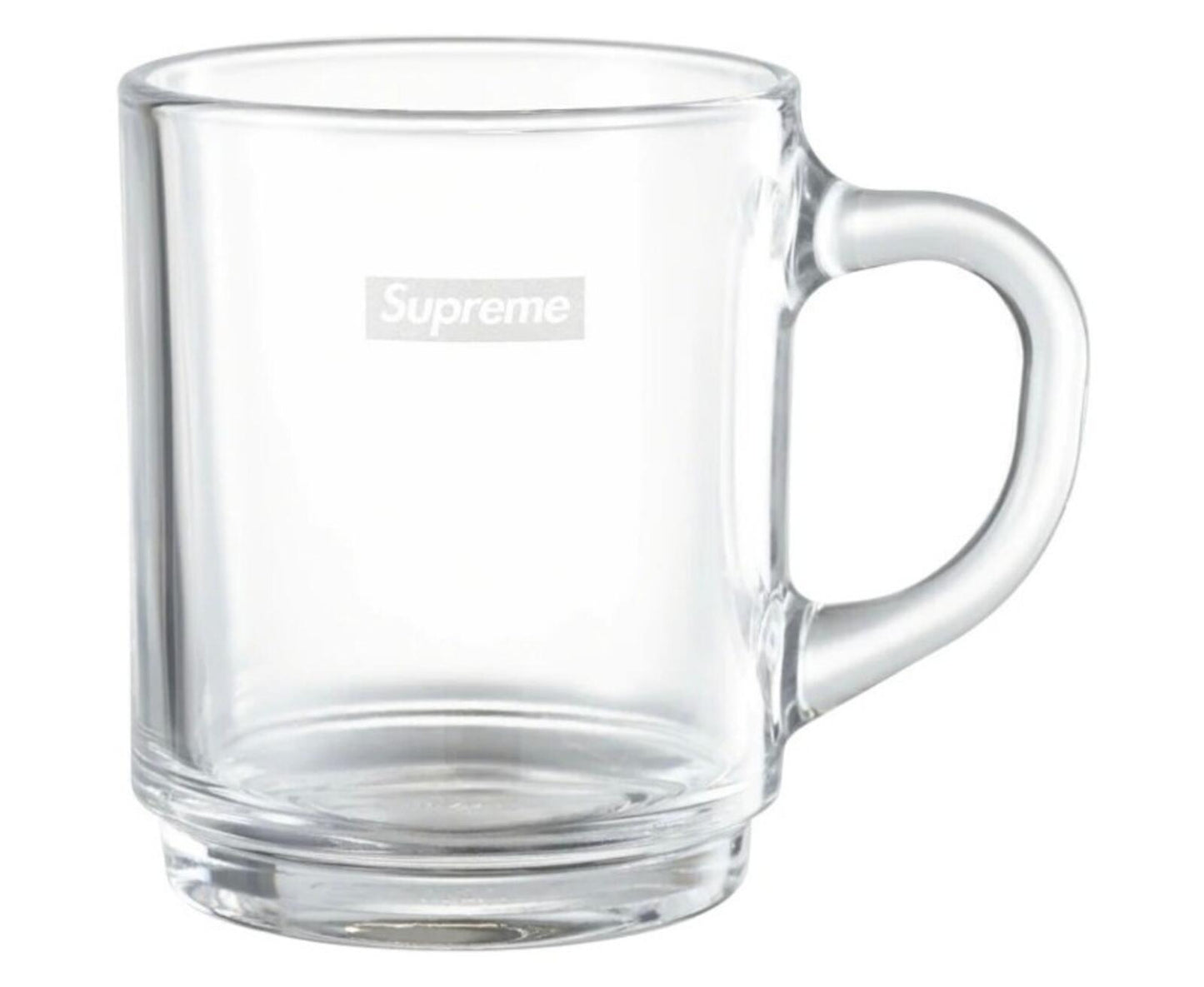 SS23 Supreme x Duralex Glass mug durable tempered glass 8.75oz clear New