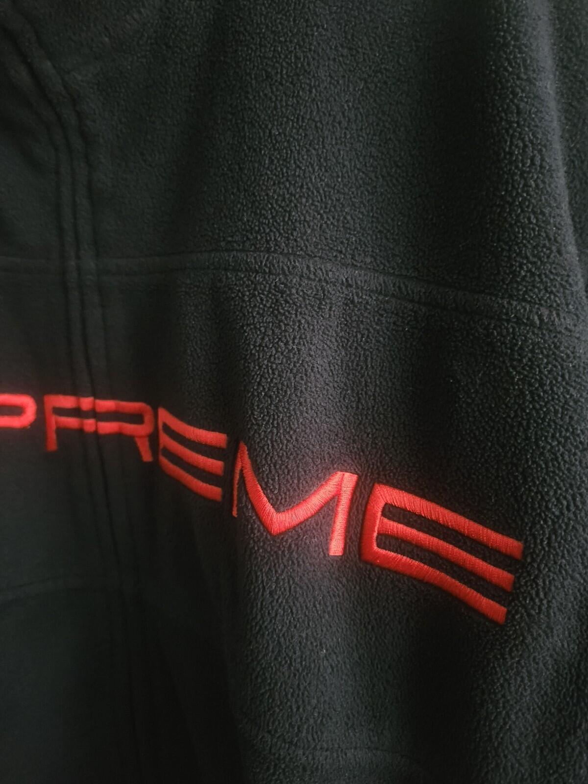 FW23 Supreme Polartec Zip jacket  size M medium black fleece top