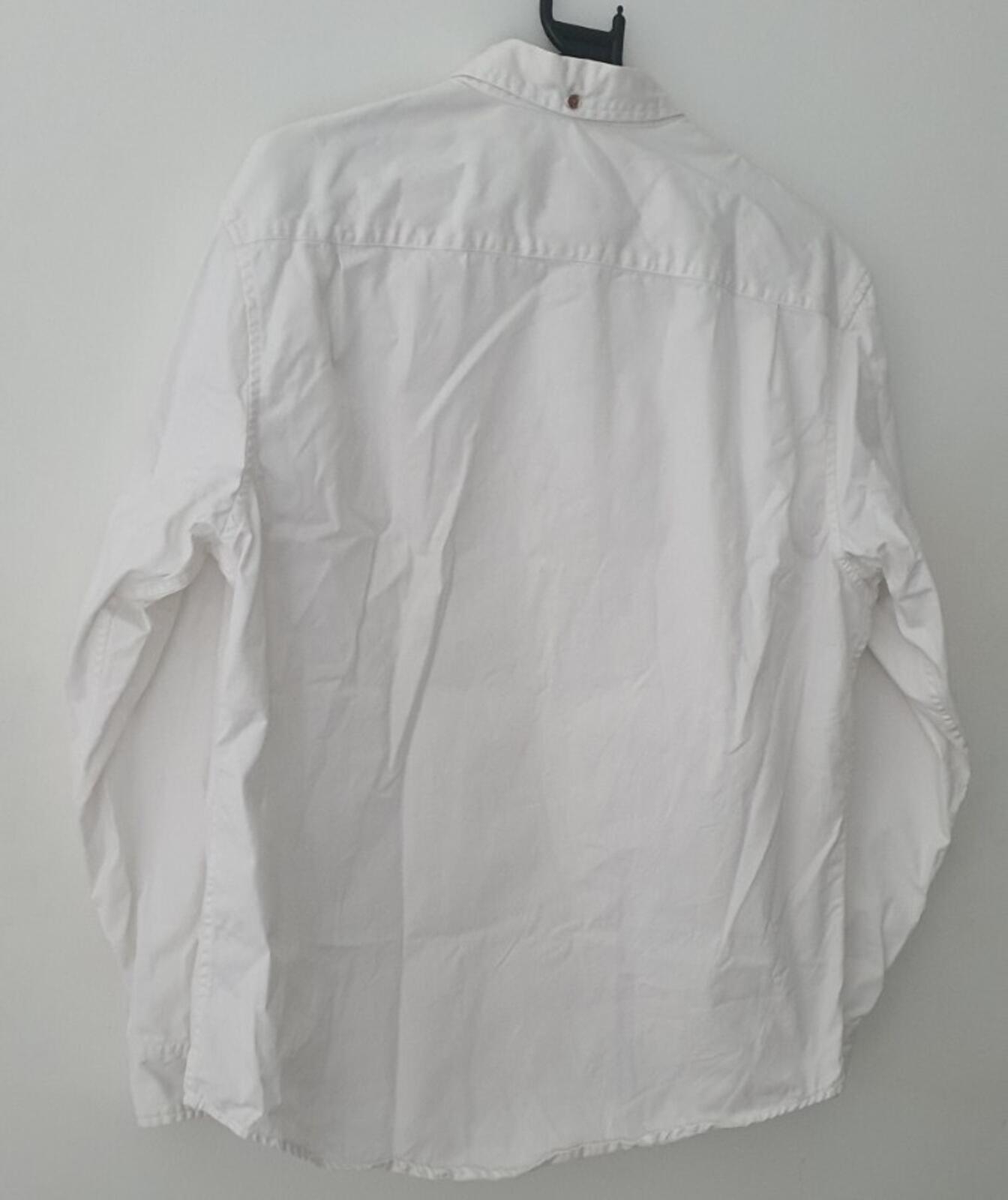 SS21 Supreme x Nike Cotton Twill shirt white size S small long sleeve