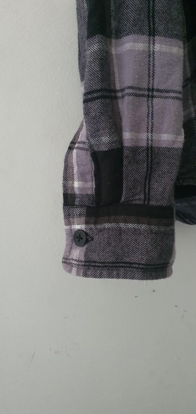 FW17 Supreme God Bless kariertes Flanellhemd Schwarz Größe M Medium Blessed