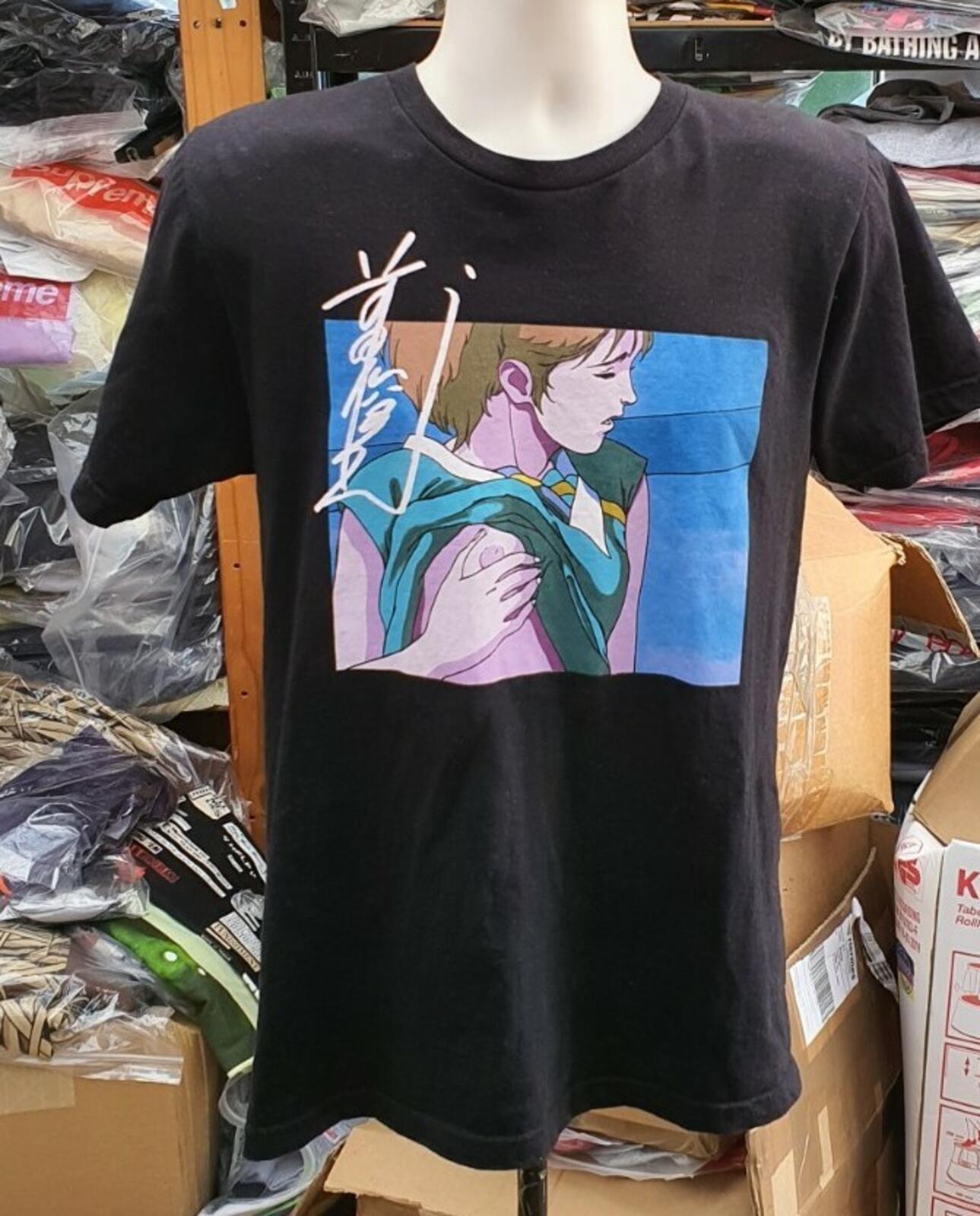 FW15 Supreme x Toshio Maeda Touch tee t-shirt black Size M medium Manga Japanese