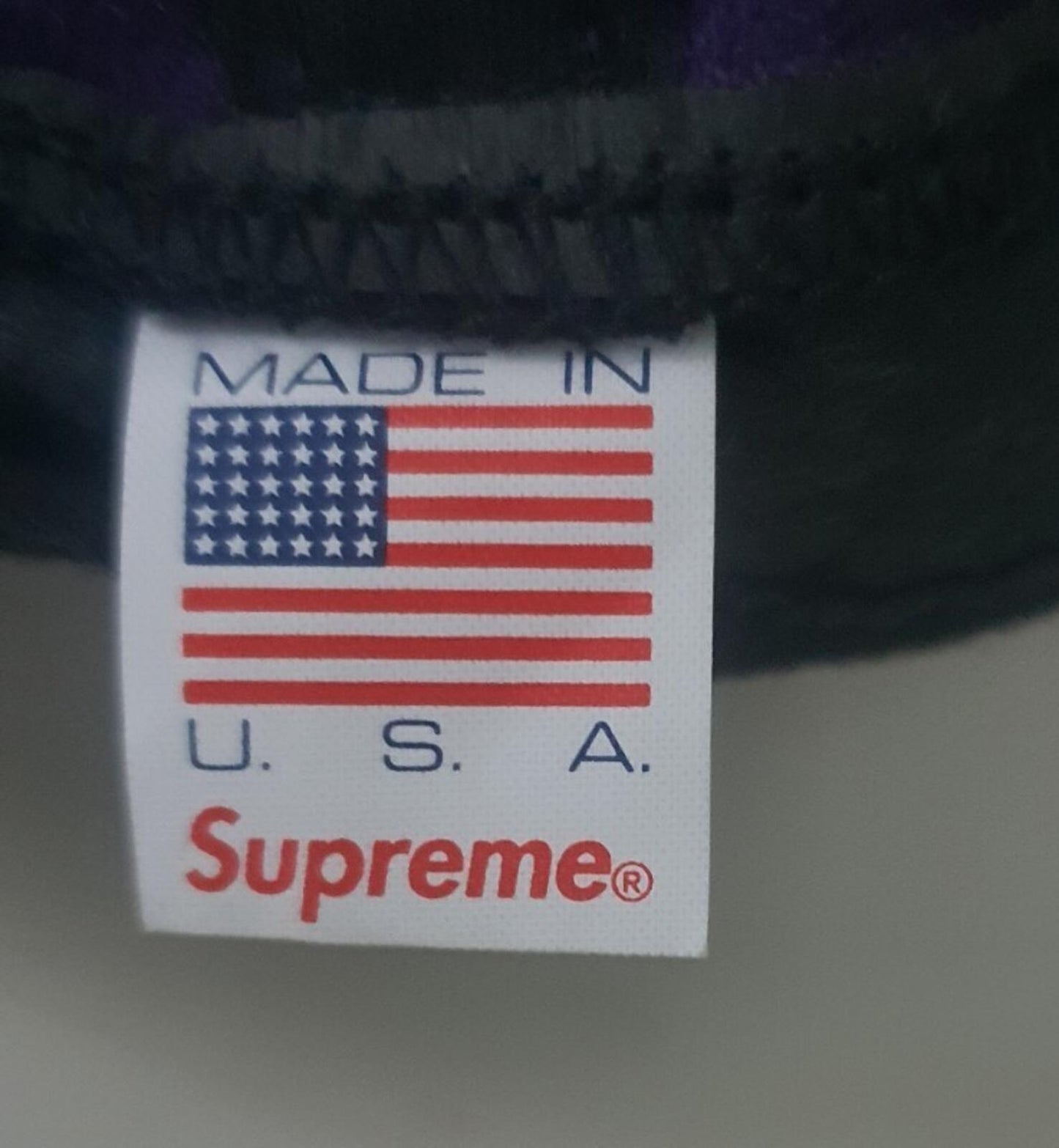 FW15 Supreme World Famous 6-panel Cap Purple