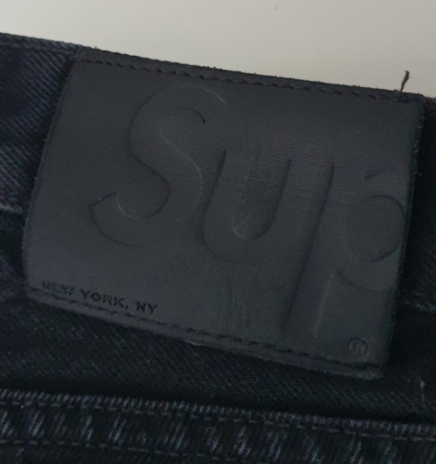 FW16 Supreme Black Slim Jeans Size 34 W34 L27 altere
