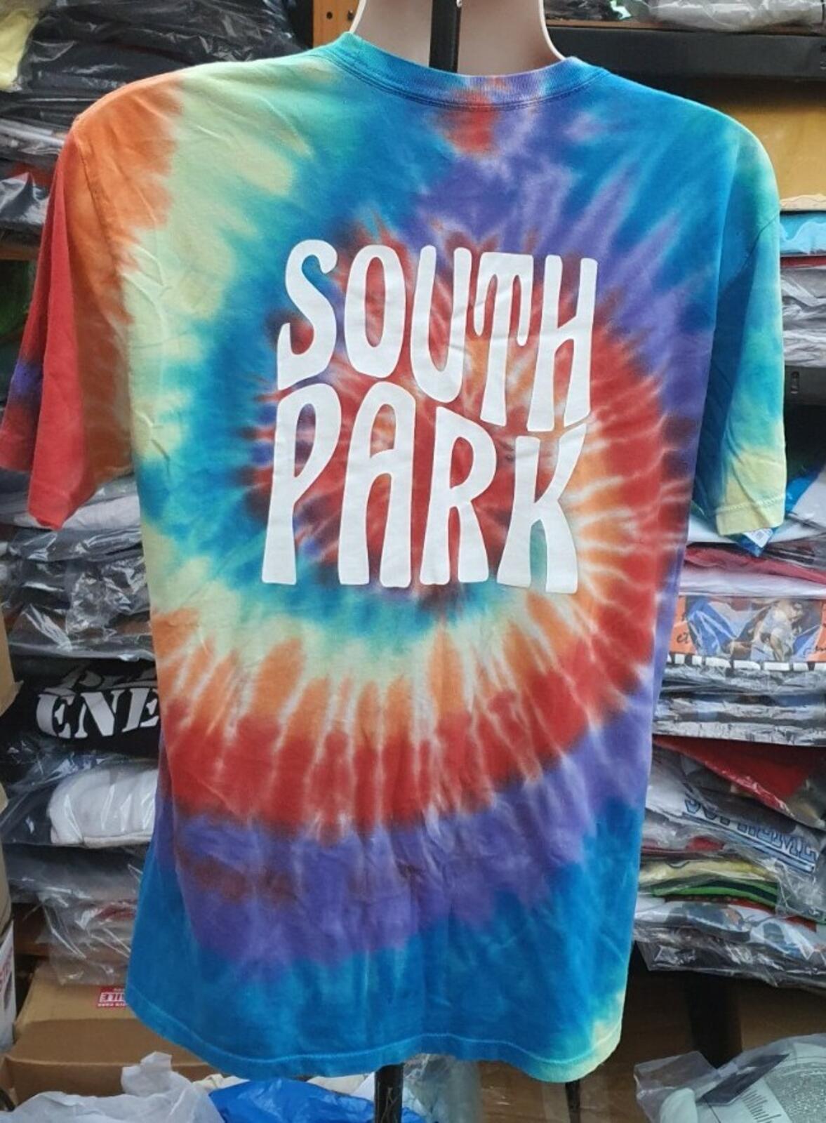 2017 HUF x South Park Tie Dye Tee Size M