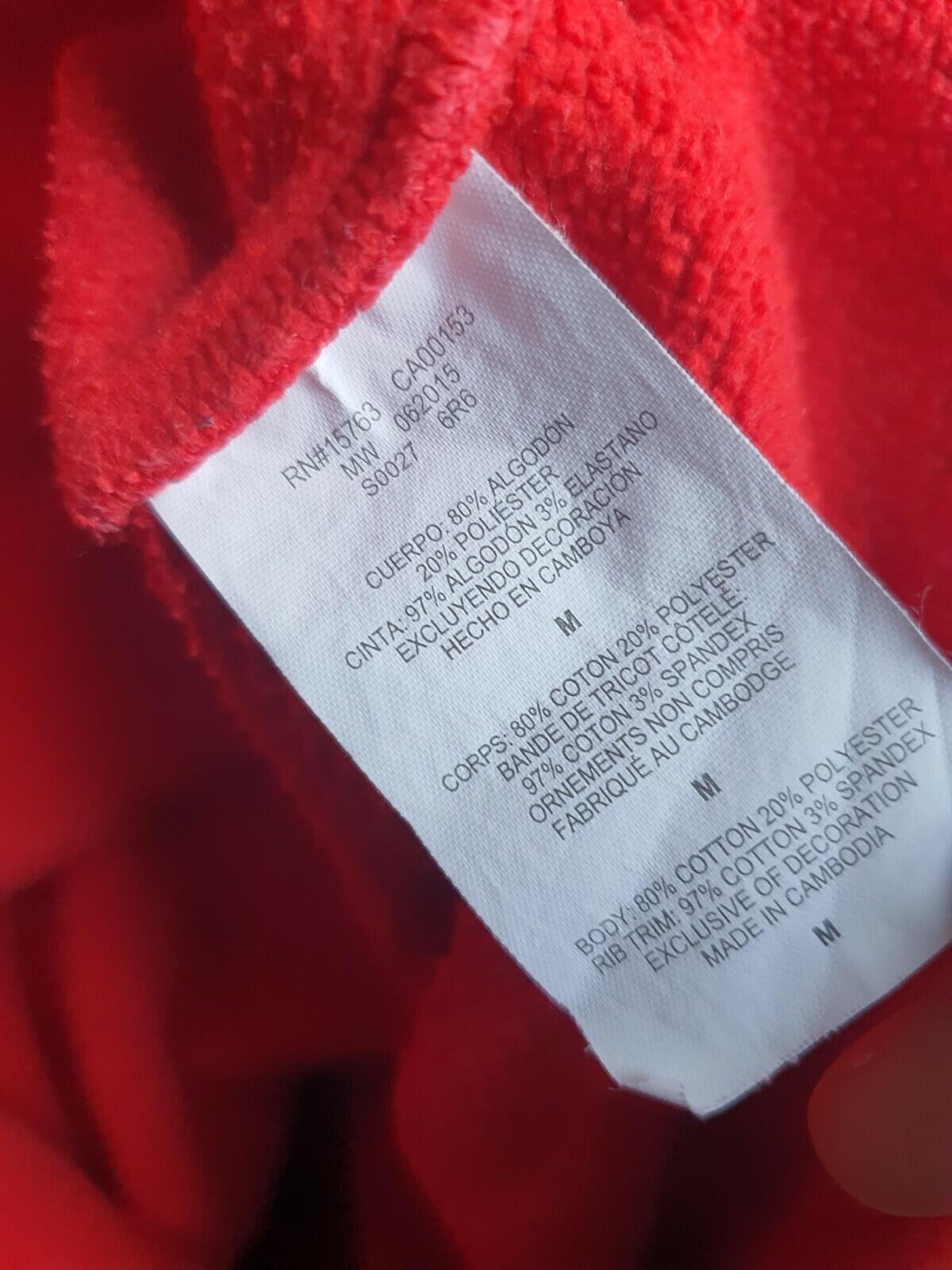 FW15 Supreme x Champion Hooded Sweatshirt Red Size M