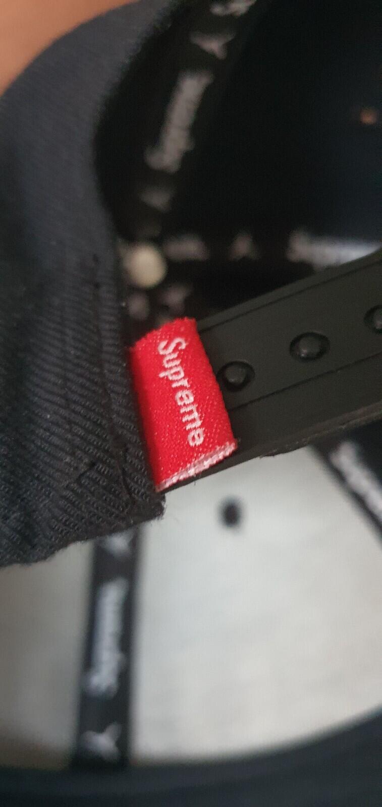 FW15 Supreme x Jordan black 6-Panel cap Jumpman hat Rare