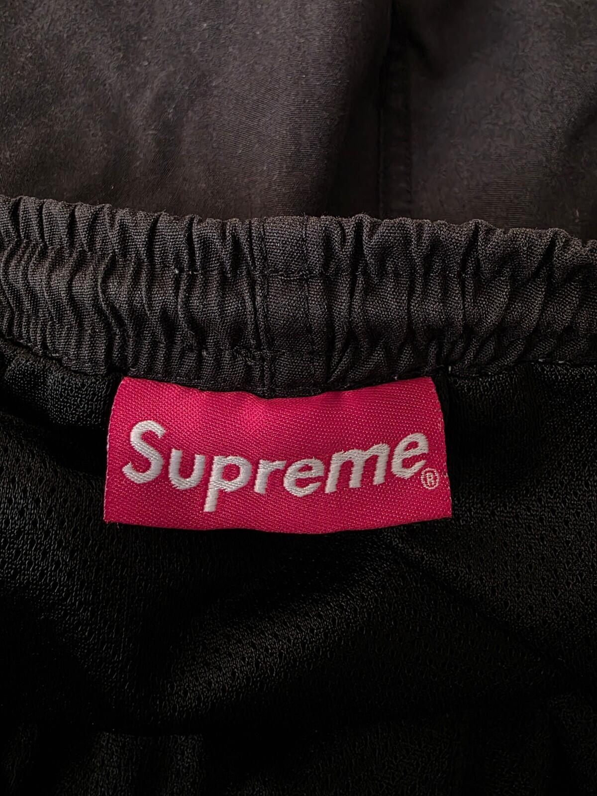 SS15 Supreme Reflective Logo Swim Short Black Größe M