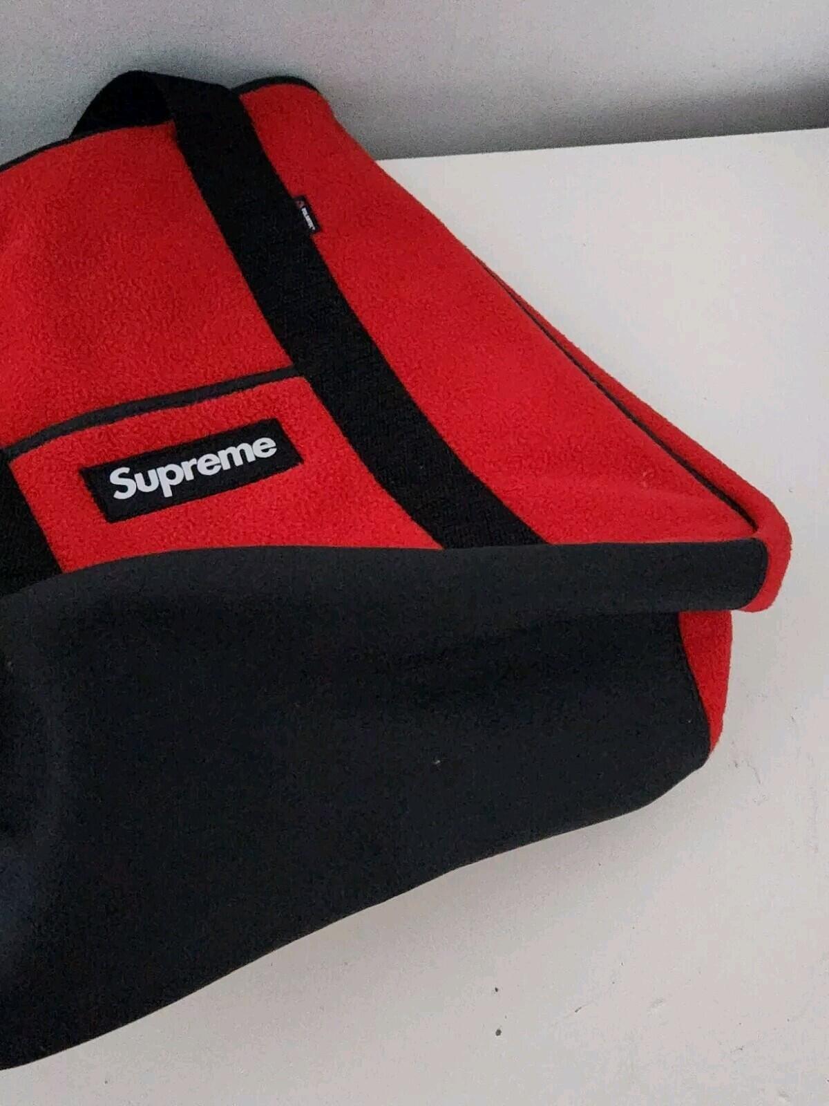 FW17 Supreme Polartec Tote Rot Tasche Fleece 20L