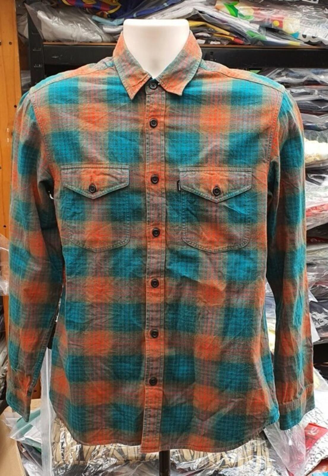 FW11 Supreme Ombre Plaid Shirt Size S