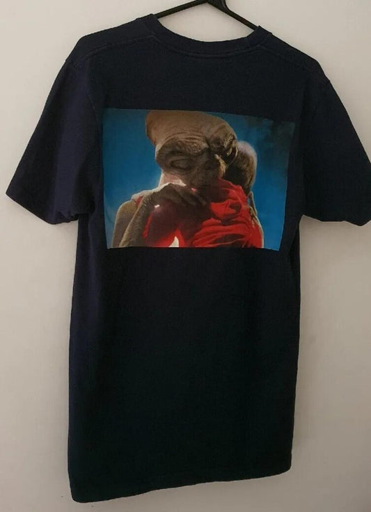FW15 Supreme E.T Tee Navy T-shirt Size M Medium