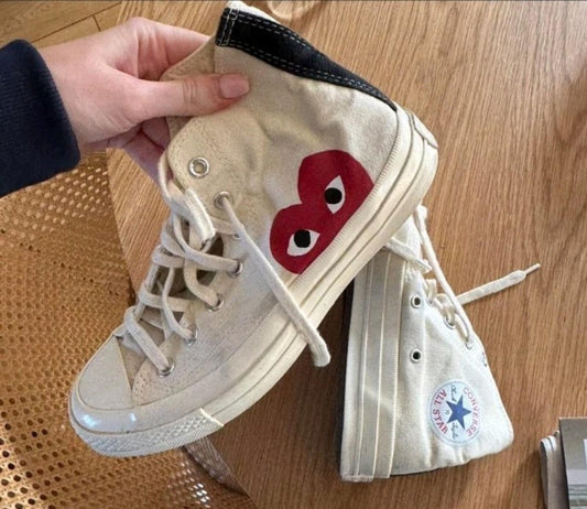 Zapatillas altas Comme des Garcons PLAY Converse Chuck Logo 140£ UK 6 EU 39 CDG