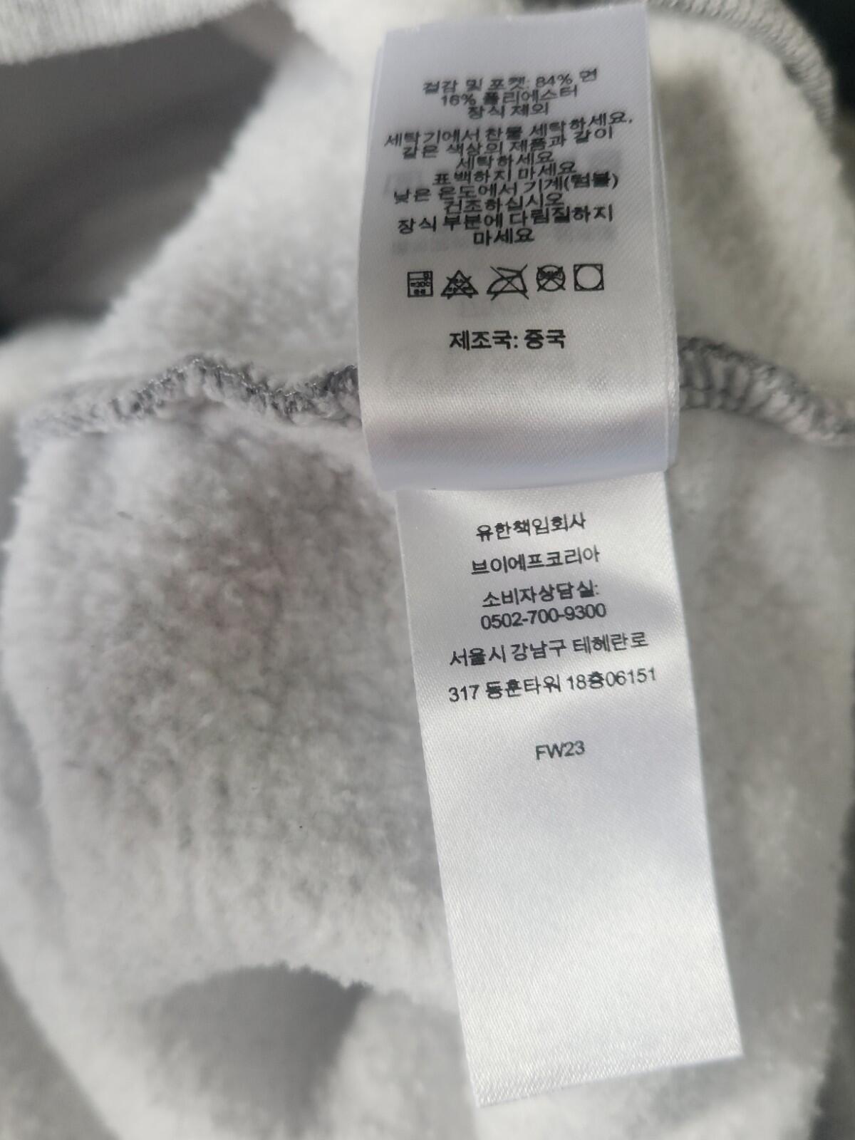 FW23 Supreme Cargo Pocket Zip Up Sweatshirt Heather Grey Size M