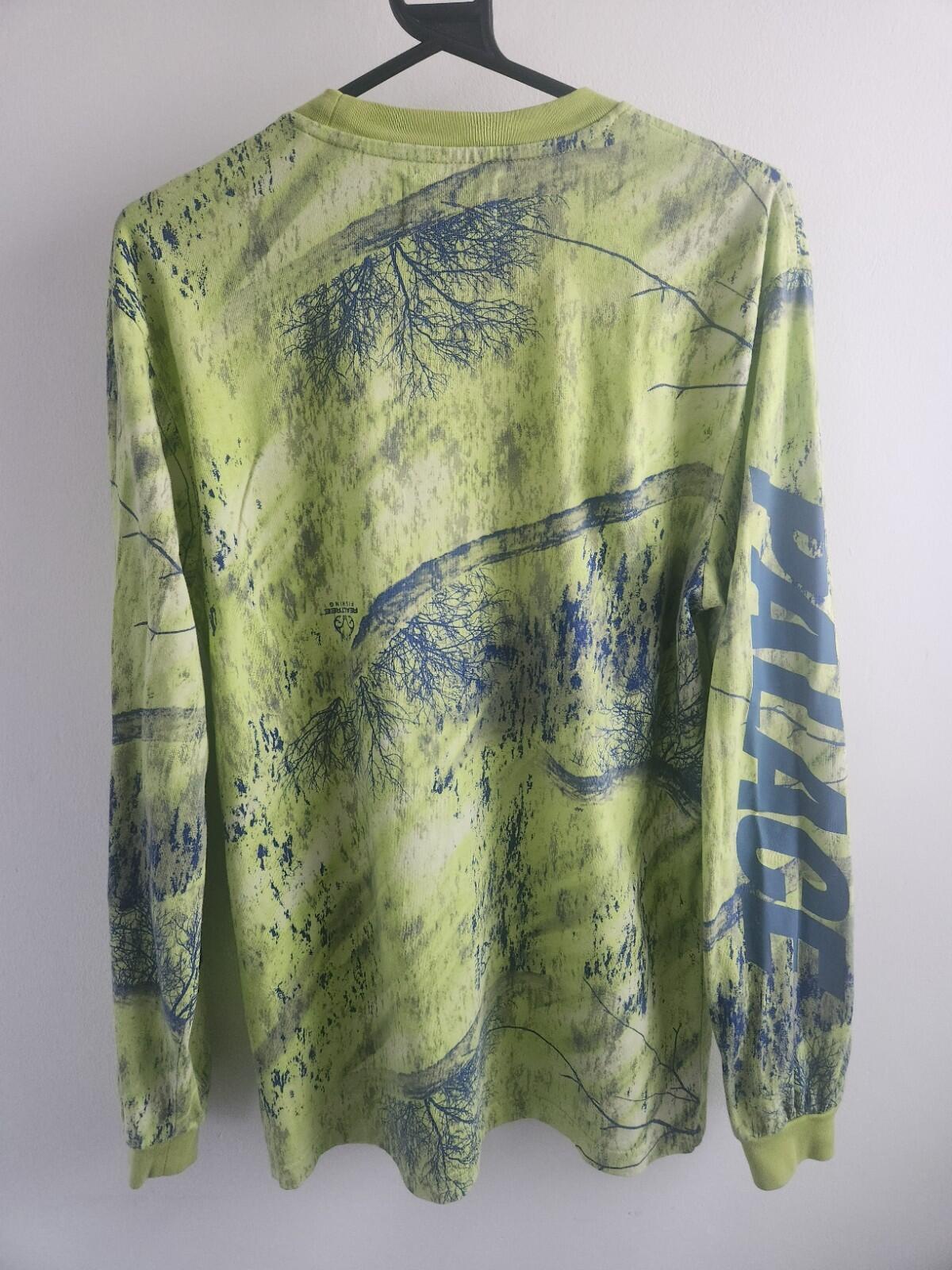 SS19 Palace Realtree Fishing Long Sleeve T-shirt Green Tee Top Size M Medium