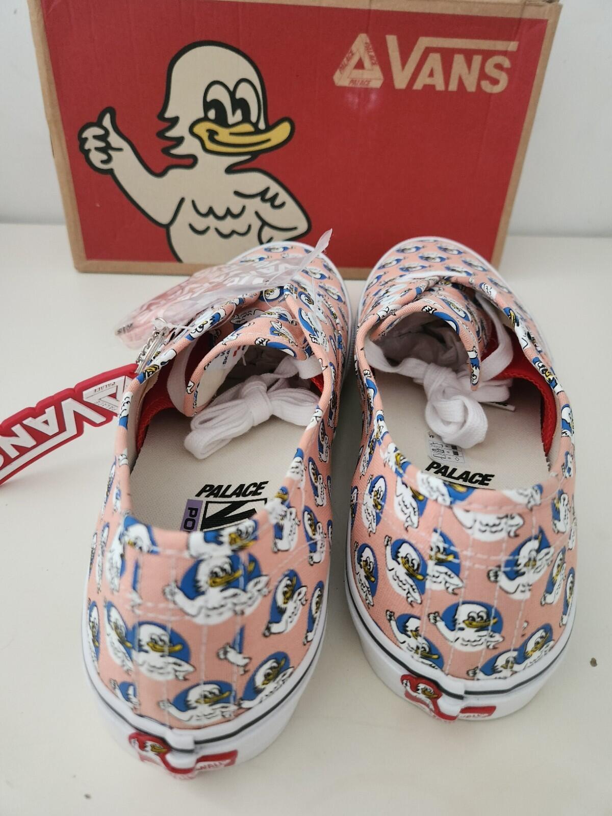 SS21 Palace Jeremy The Duck Vans Authentic Salmon Size US 12 UK 11 EUR 46
