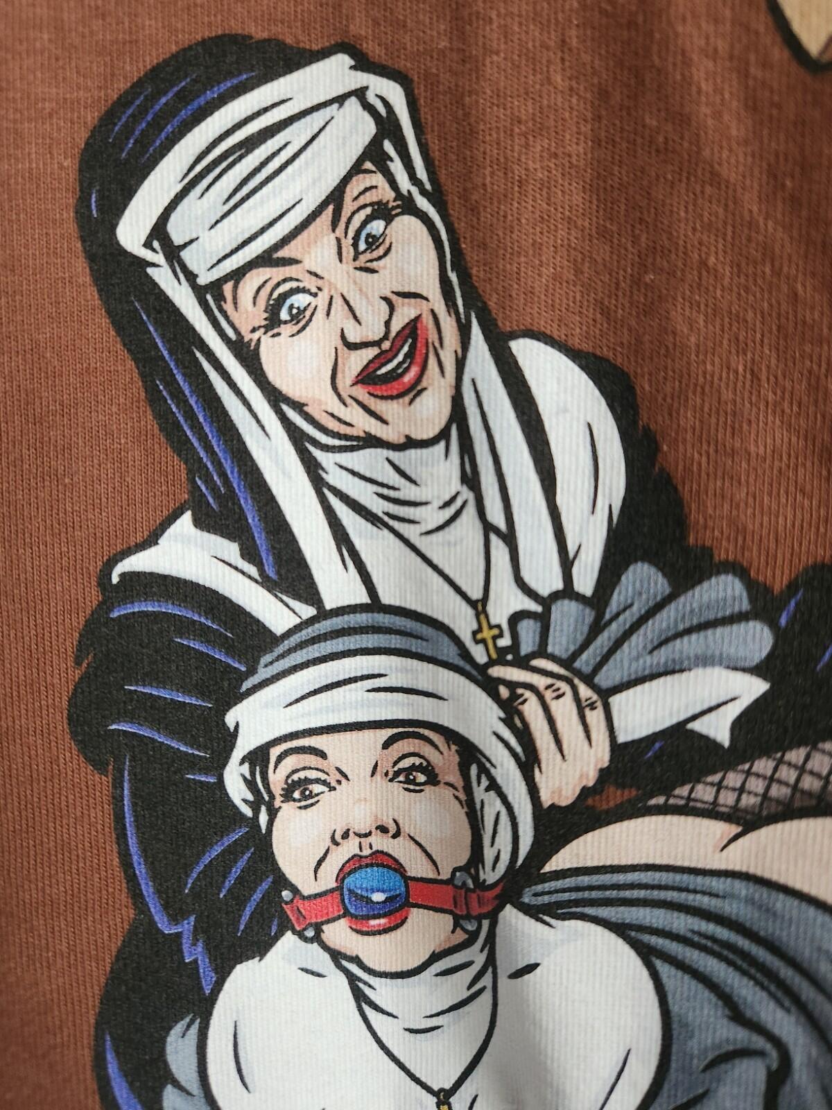 FW22 Supreme Nuns tee Original Artwork By Sean CliverBrown T-shirt Size L Large