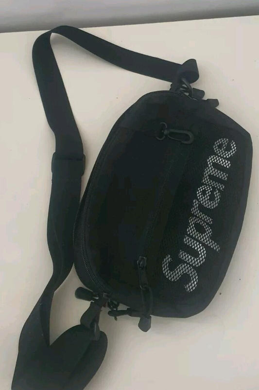 SS14 Supreme shoulder bag Black side Cordura Fabric Very rare 2014 Vintage