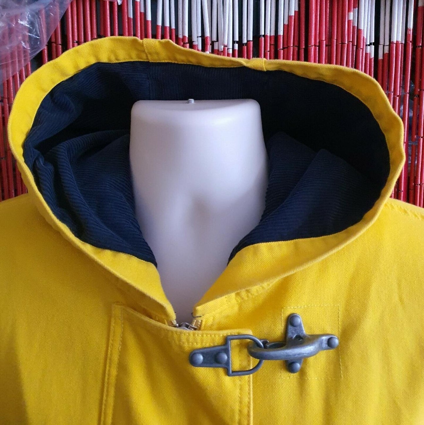 FW14 Supreme Firemans coat Yellow Jacket size XL fire Very rare New with tag