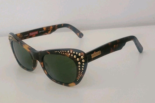 SS17 Supreme Comet sunglasses RRP £168 Tortoise Made In Italy Brown