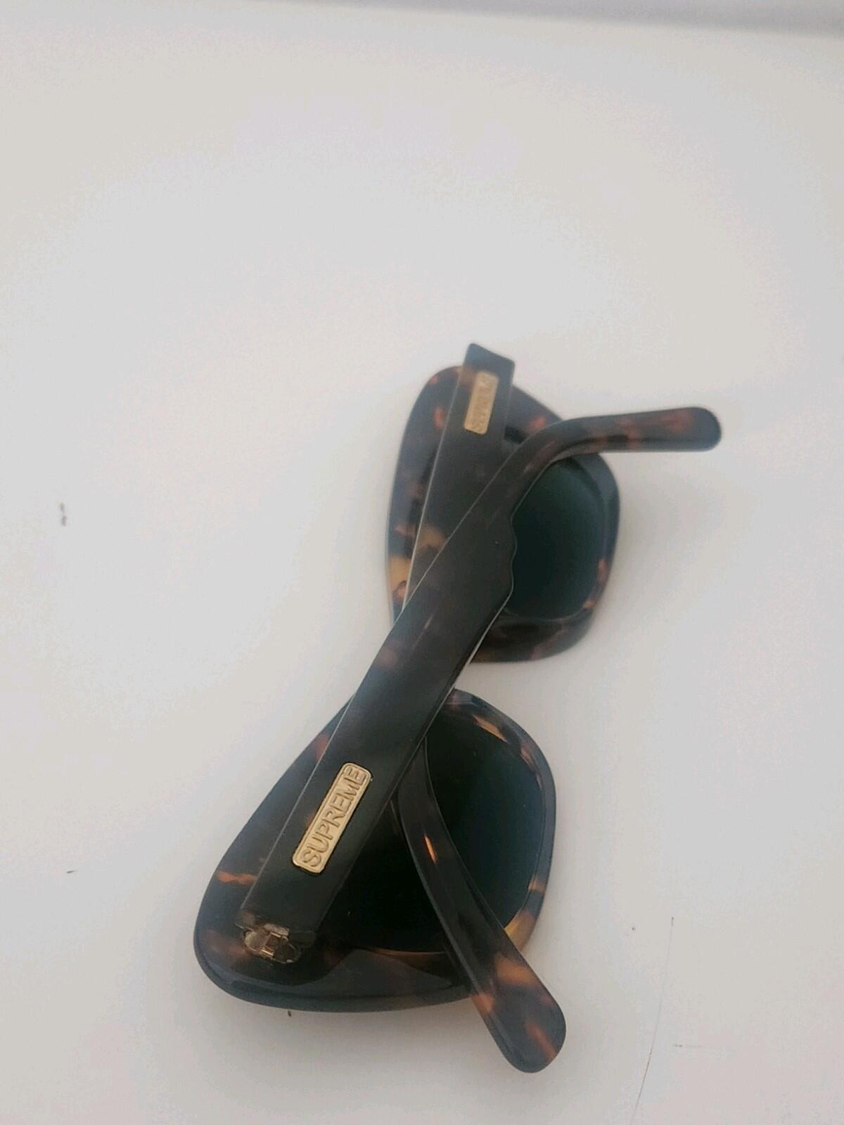 SS17 Supreme Comet Sonnenbrille UVP £168 Tortoise Made In Italy Braun