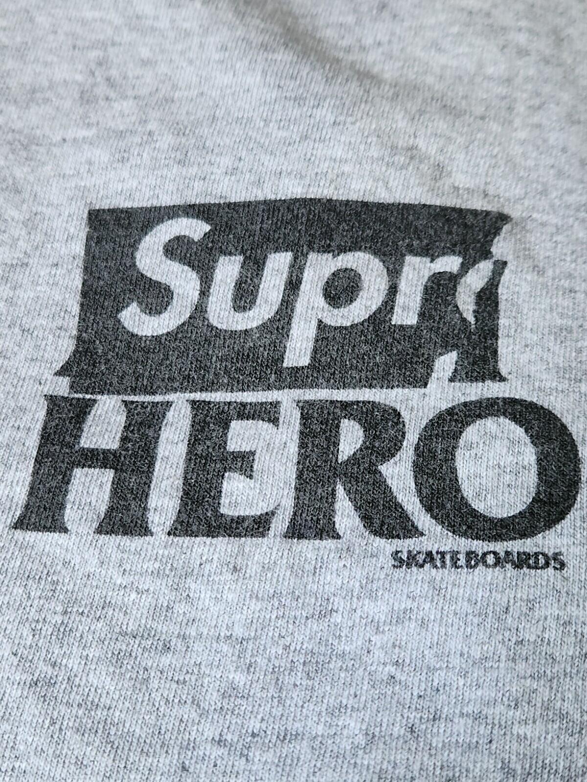 SS22 Supreme x Antihero Dog T-Shirt Melange-Grau Größe L