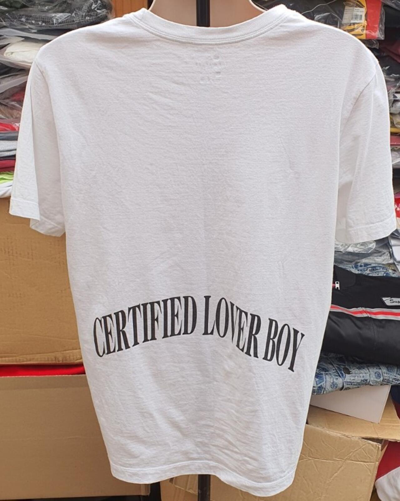2020 NIKE x Drake Certified Lover Boy Cherub tee size L large white T-shirt