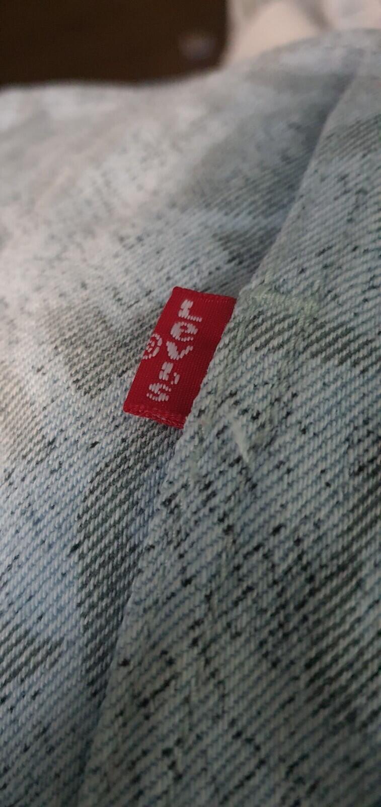 FW17 Supreme x LEVI'S Snakeskin Overalls Latzhose Hellblau Größe M
