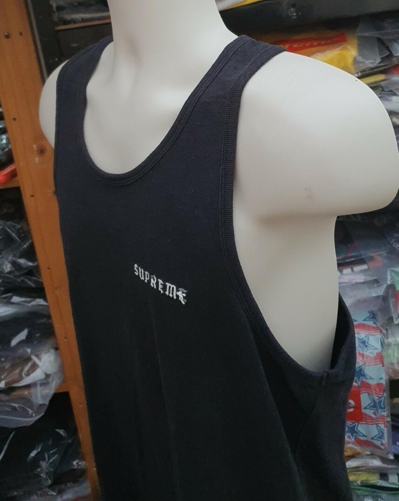 SS14 Supreme Rocksteady black Tank Top sleeveless tee T-shirt size M medium Rare