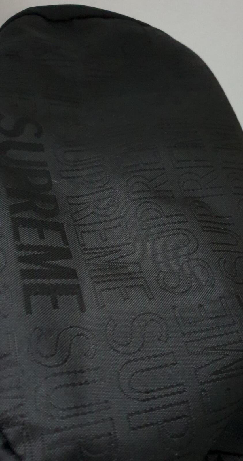 SS19 Supreme Black Backpack Cordura Fabric Box-Logo Rucksack Tasche