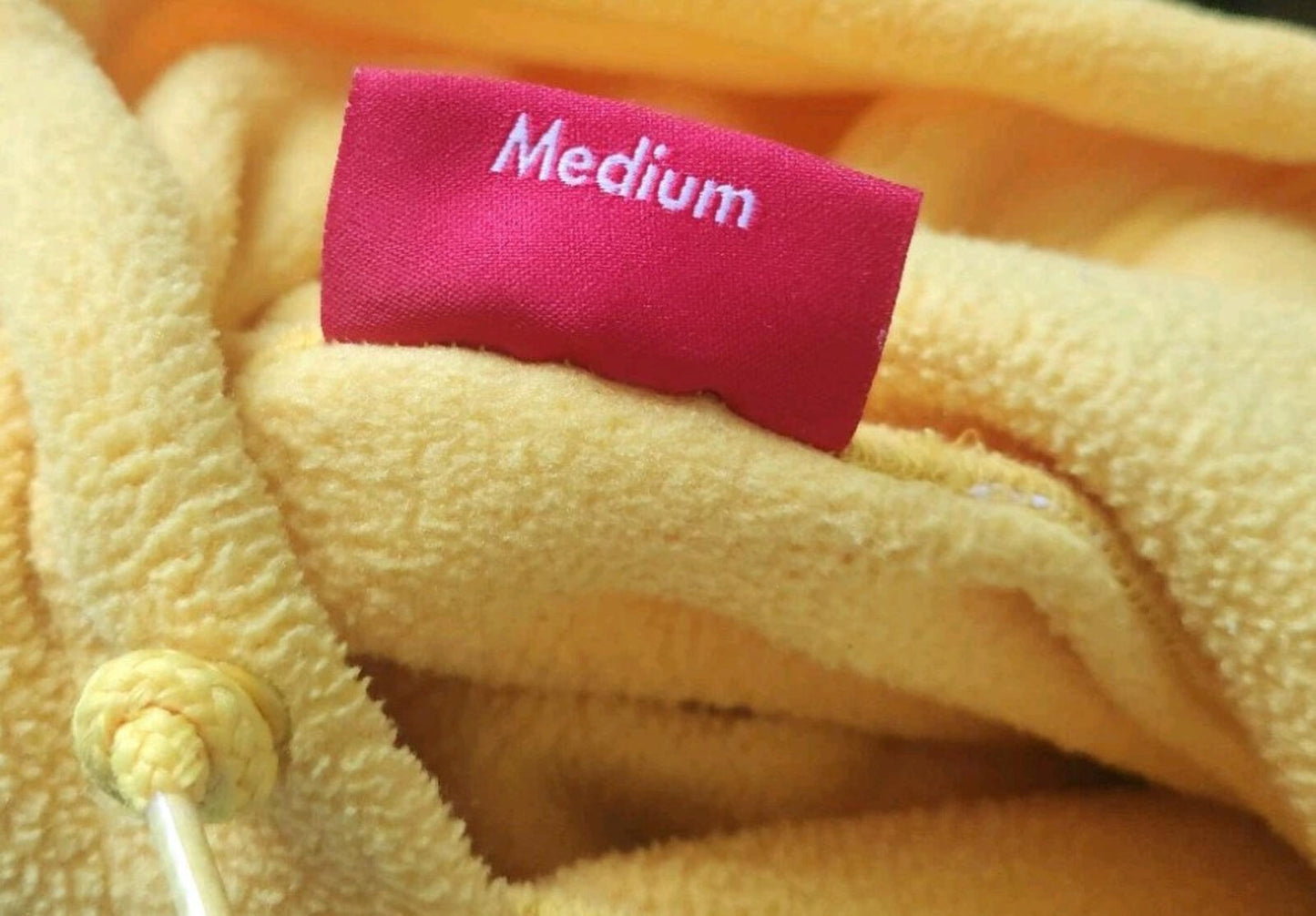 FW18 Supreme Polartec Hooded Sweatshirt Fleece Yellow M