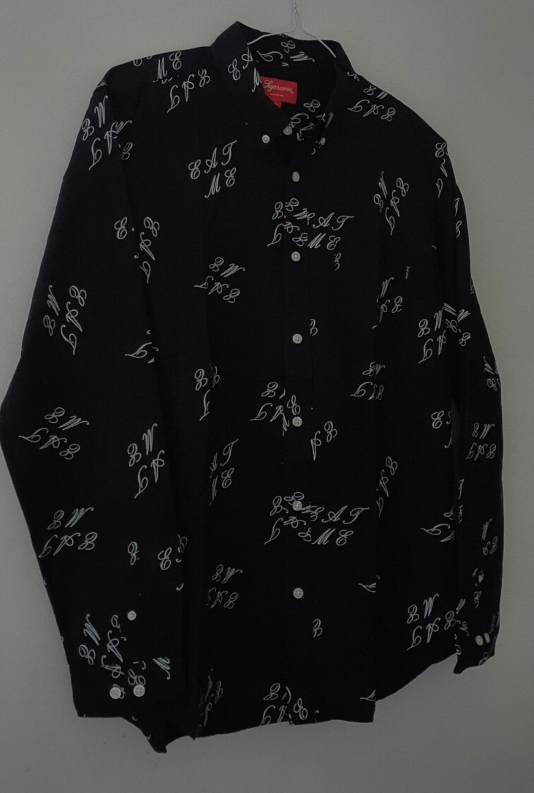 FW15 Supreme Eat Me Shirt Black Size L