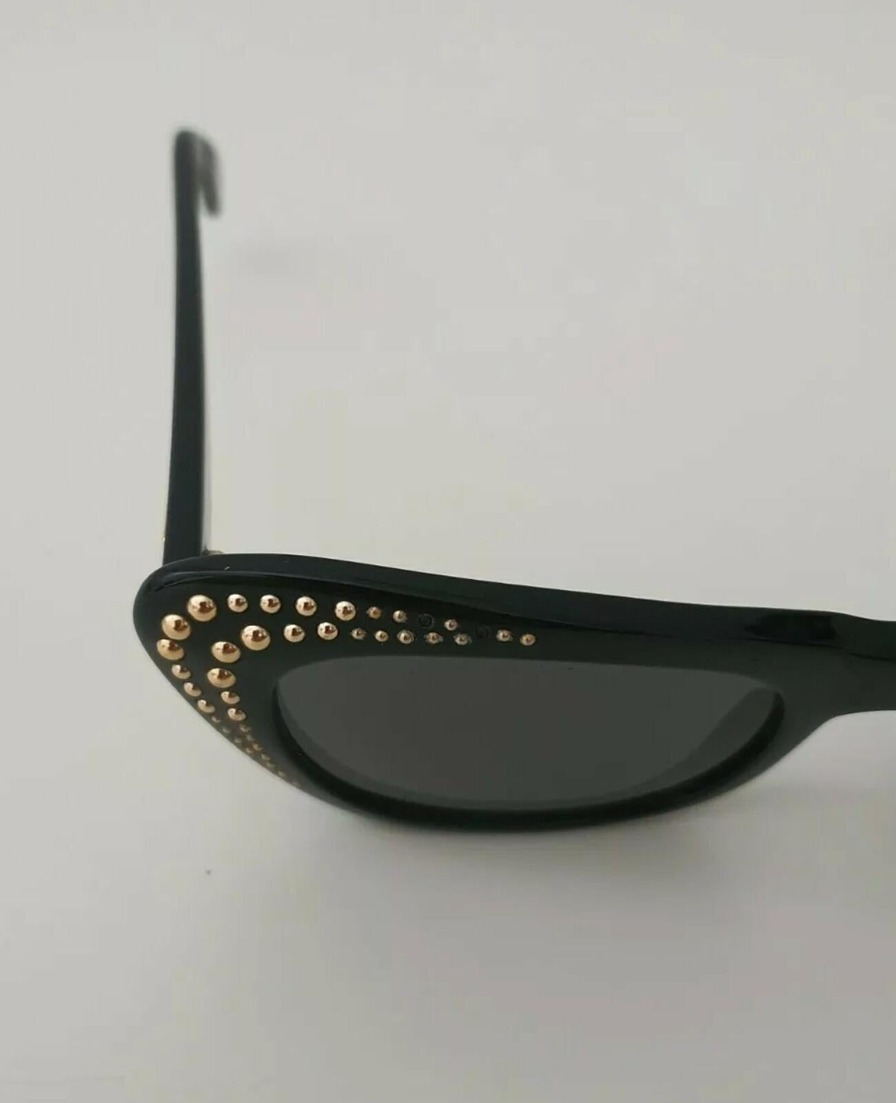 SS17 Supreme Comet Sonnenbrille UVP 168 £ Schwarz genietet made in Italy