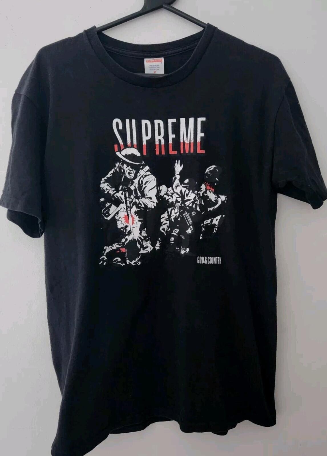 FW10 Supreme God and Country Tee Size M