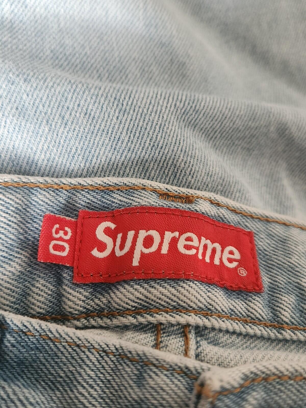 HW24 Supreme Slim Selvedge Jeans Stone Washed Größe 30 W30 L30