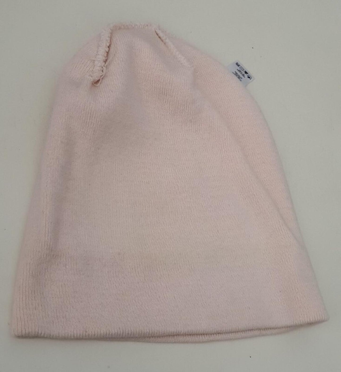 FW15 Supreme Big Logo Light Pink Beanie salmon cotton cashmere light pink