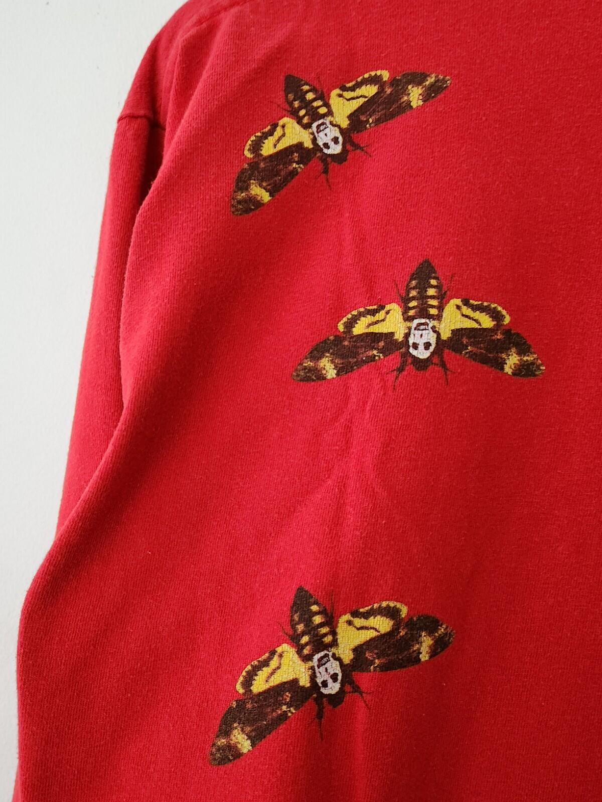 SS15 Supreme Moth L/S tee size M medium Red long sleeve t-shirt Rare Vintage