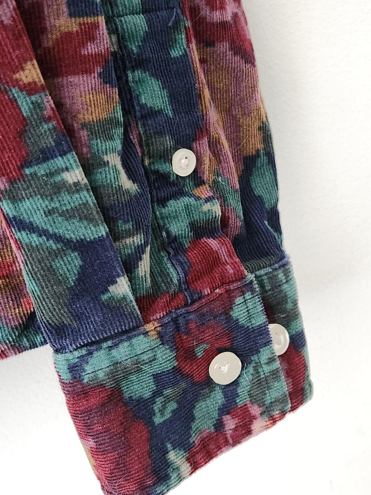 FW20 Supreme Digi Floral Corduroy Shirt Size M Medium Button Up Long Sleeve