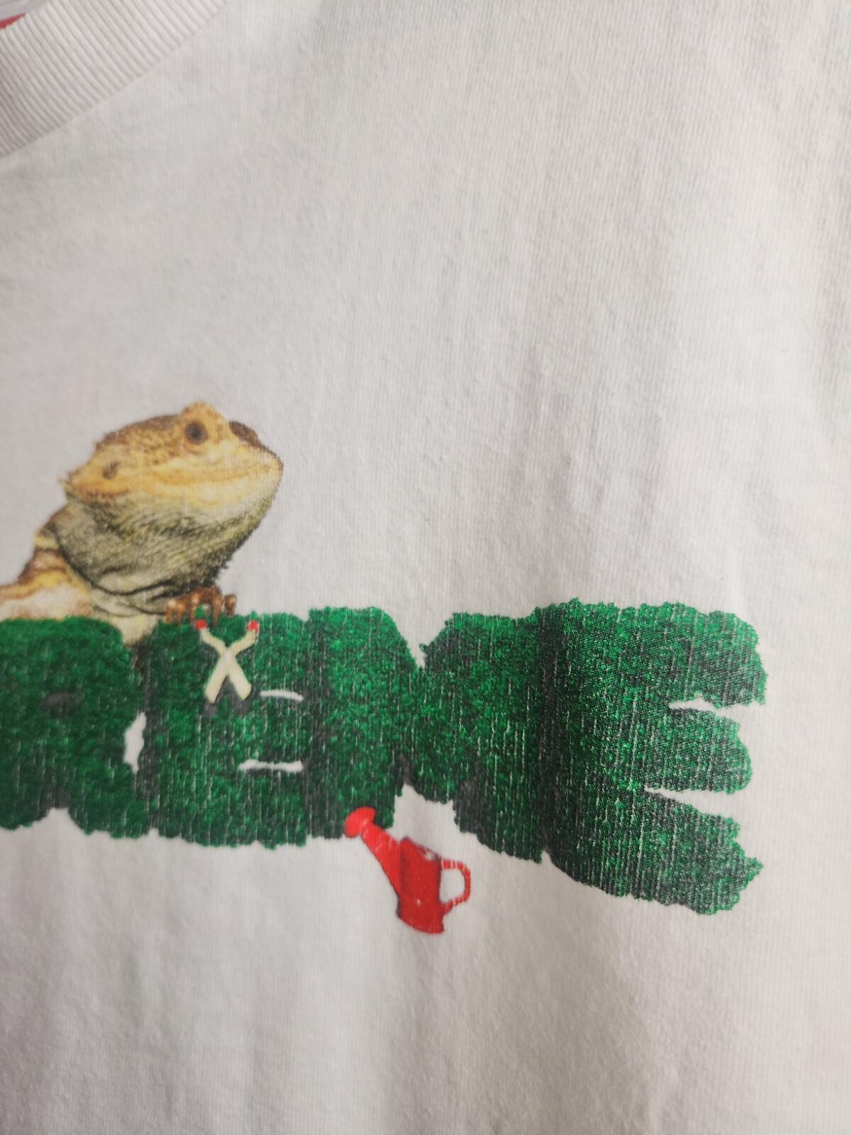 Camiseta Supreme Lizard SS20 blanca talla M mediana