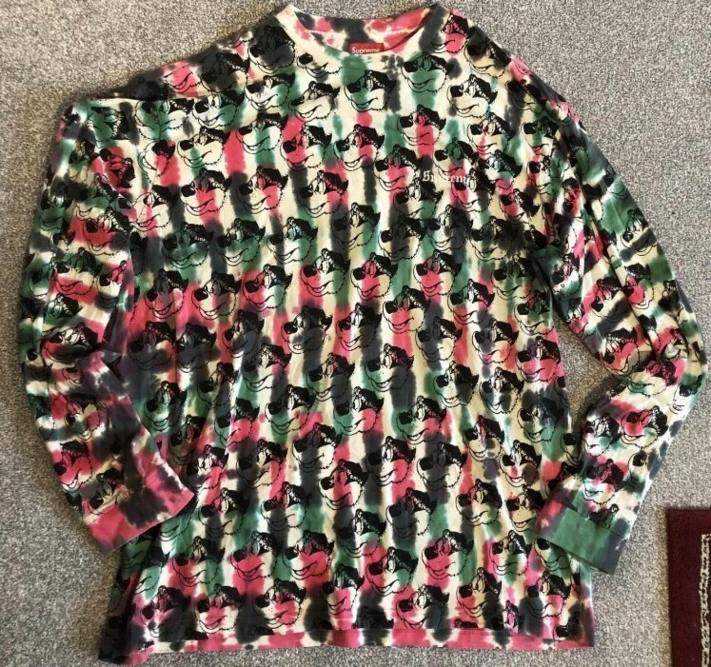 Camiseta de manga larga SS21 Supreme Dyed Bear Talla XL