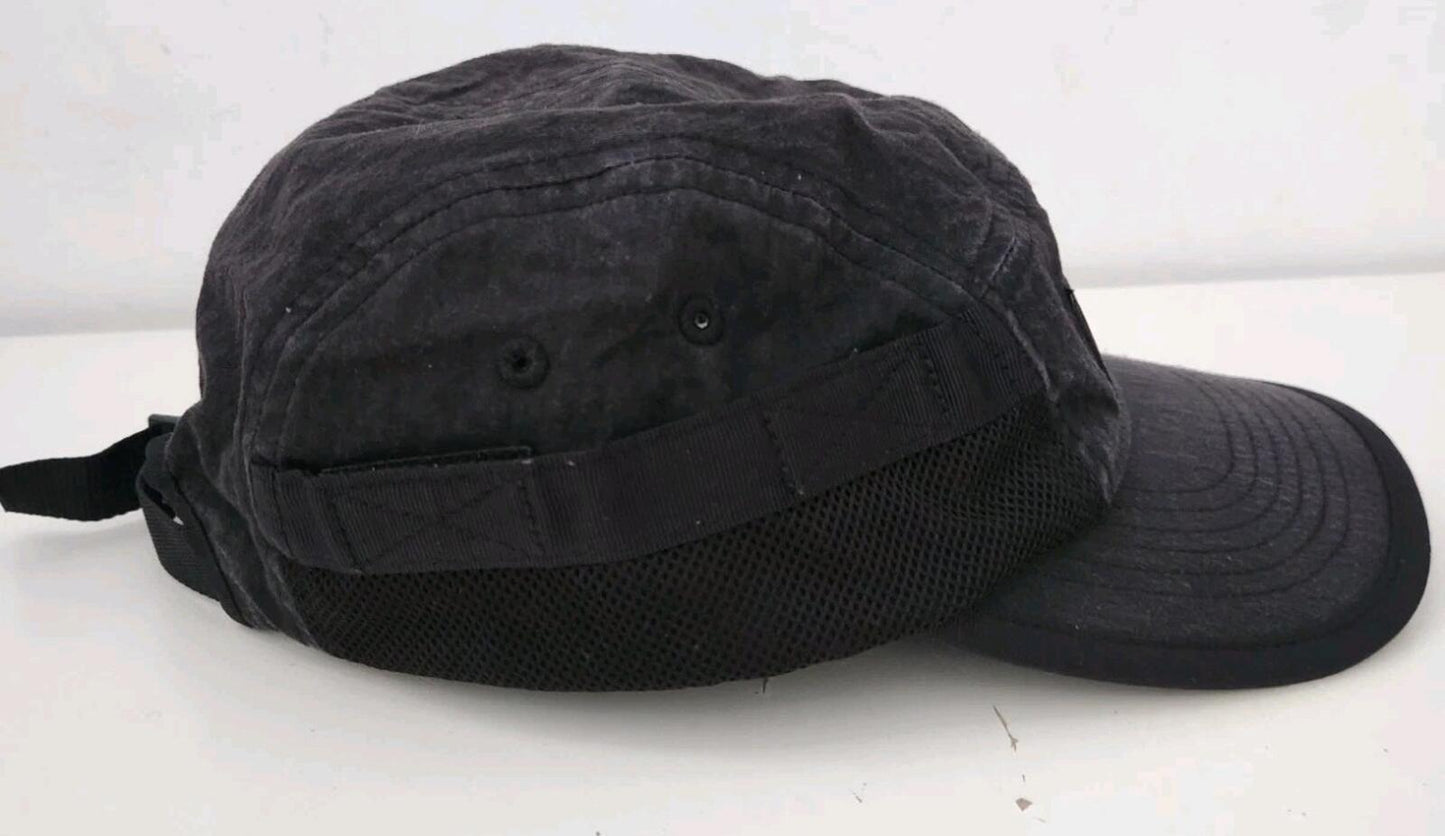 FW24 Supreme Mesh Pocket Camp Cap black nylon hat