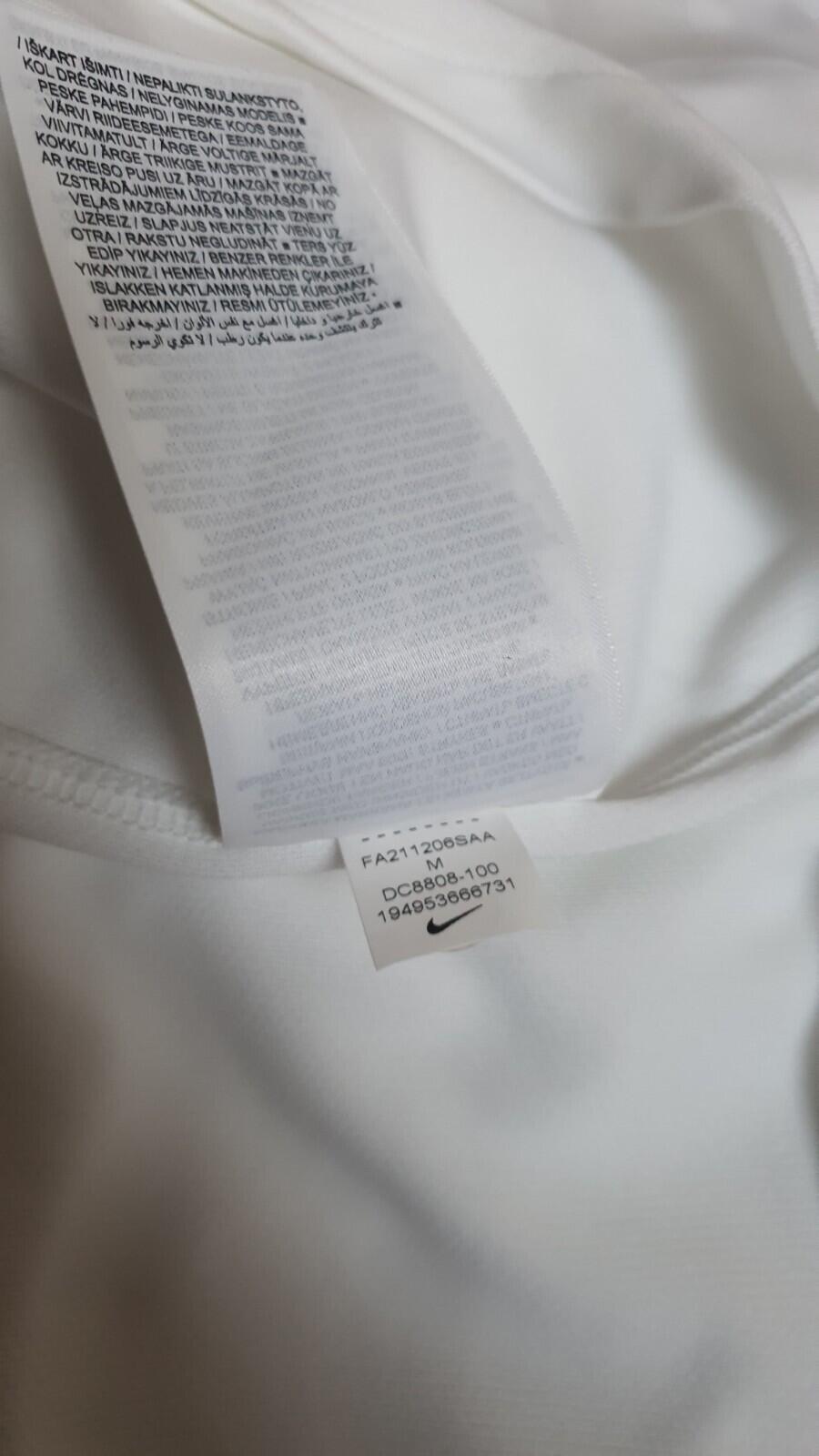 Nike x Acronym Stadium GFA Trikot T-Shirt Weiß Größe M