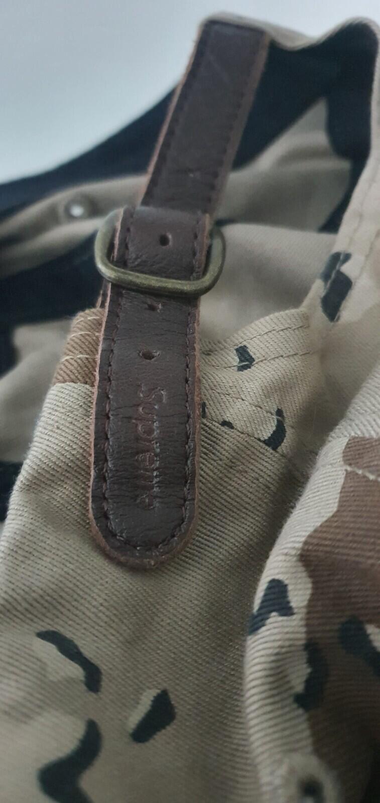 FW17 Supreme Washed Chino Twill Camp Cap Desert Camo