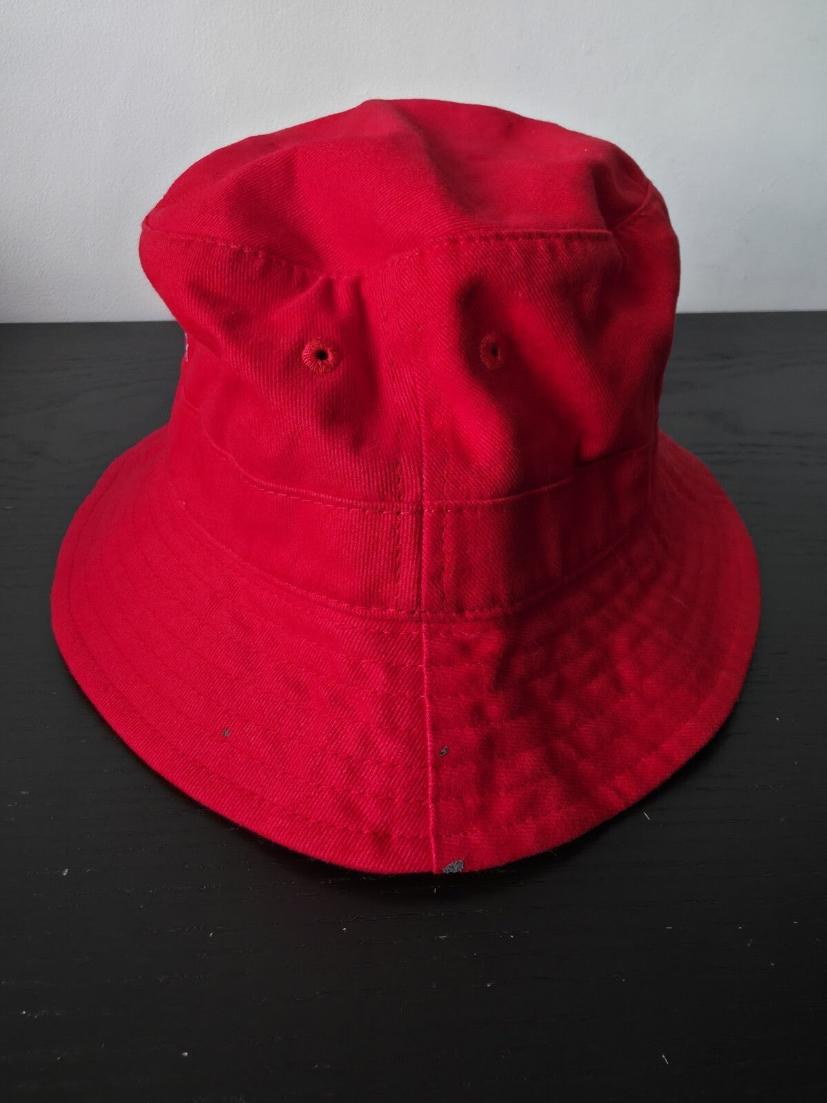 SS14 Supreme Classic Logo Crusher Hat Red Size S/M