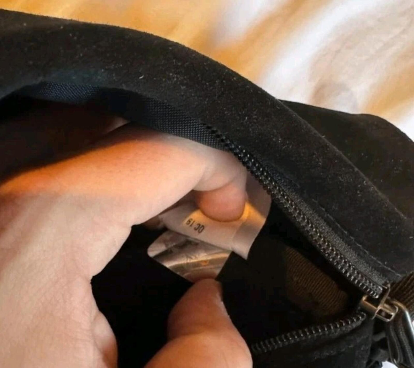 FW23 Supreme x The North Face Suede Shoulder Bag Black