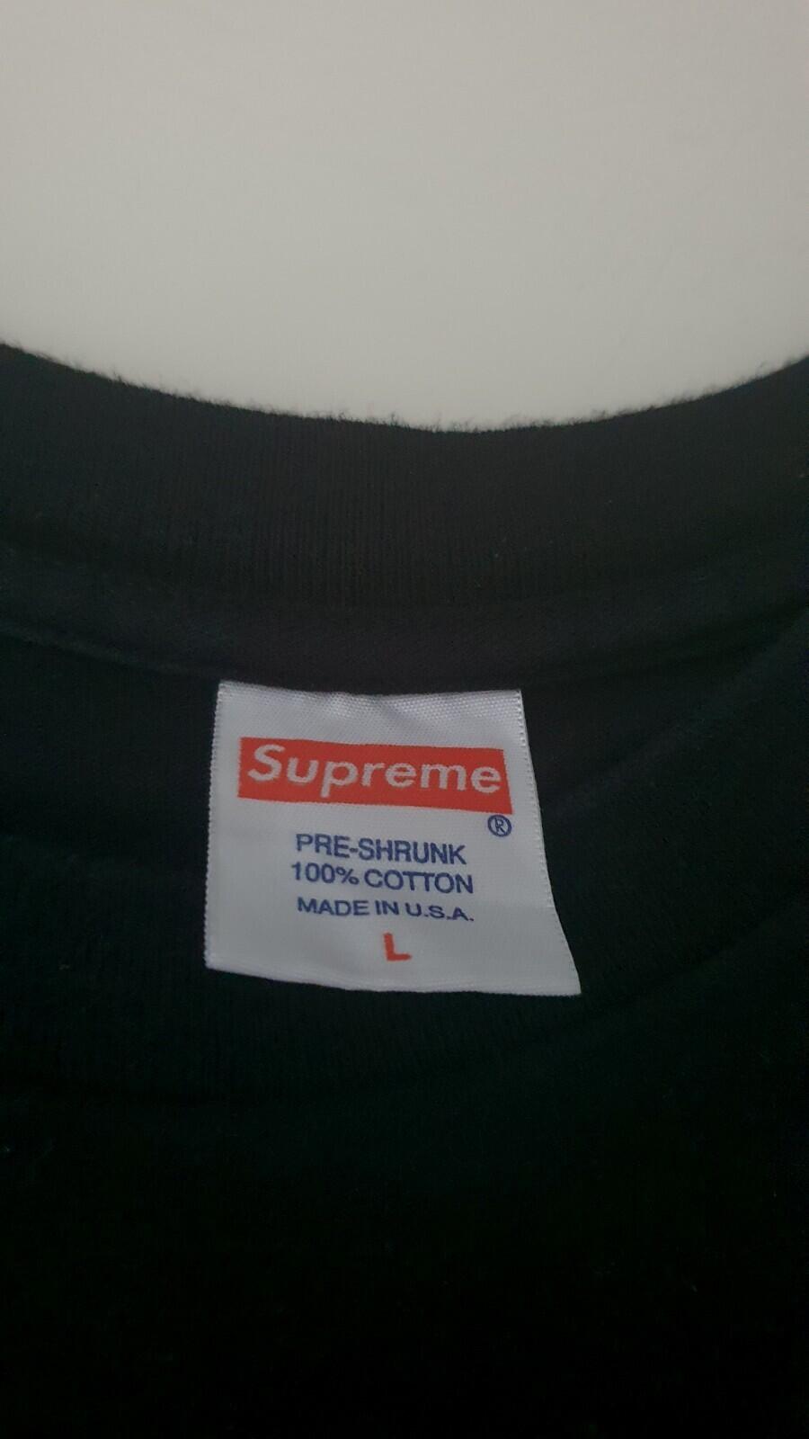 FW15 Supreme Planes Tee black T-shirt size L large